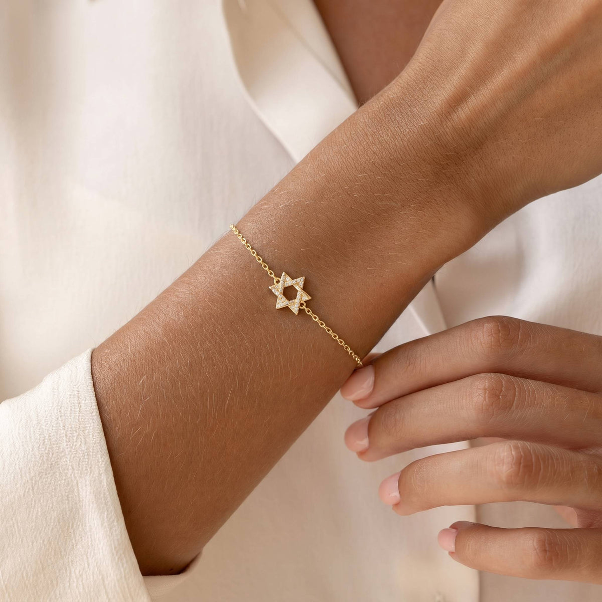 Pulseira Estrela de Davi