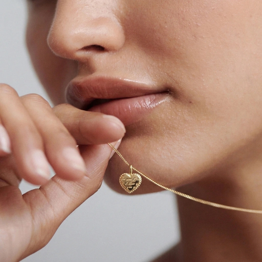 Colar Amor Vintage Prata & Ouro