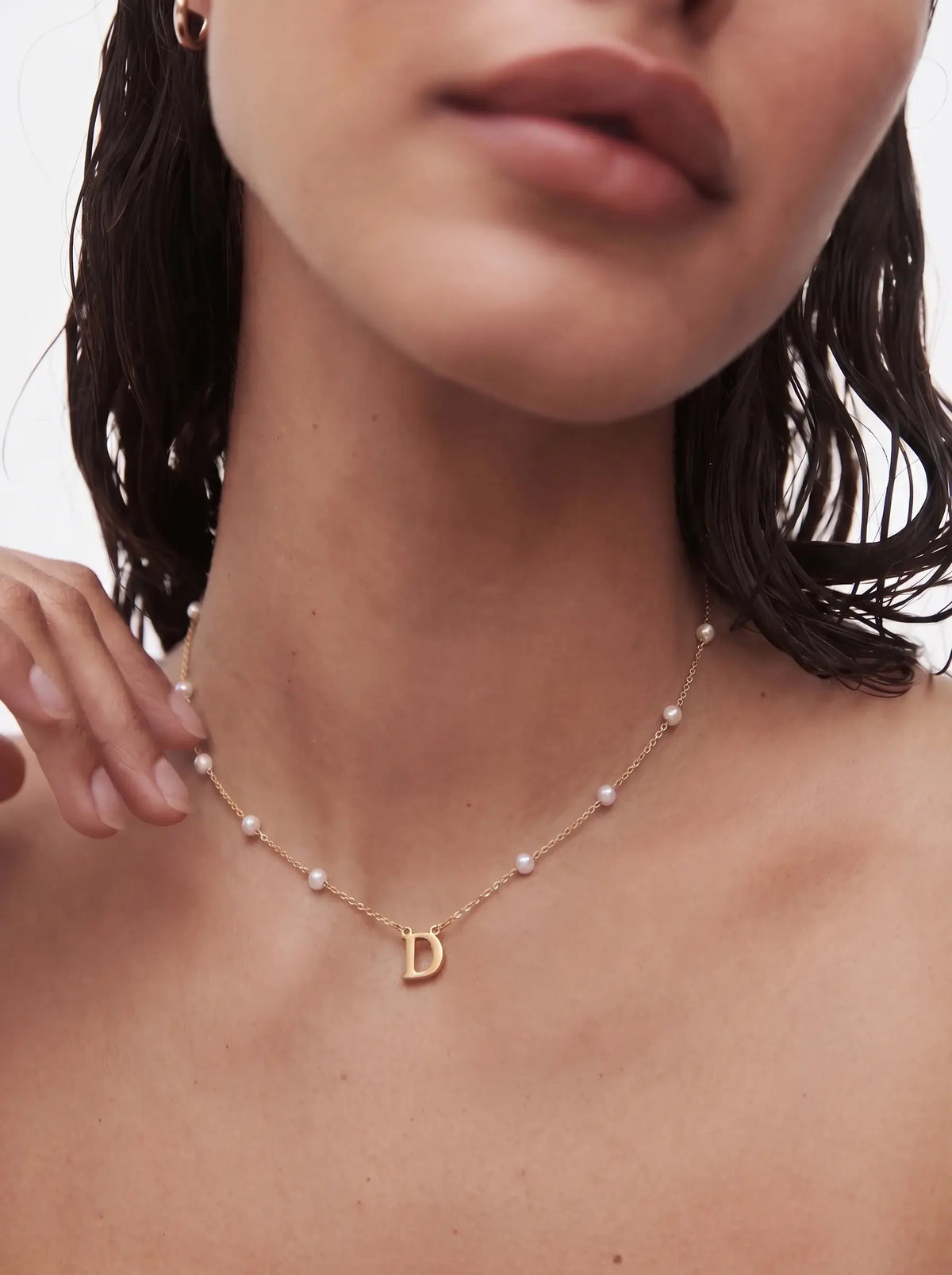 Colar Pérolas Banhado a Ouro 18K