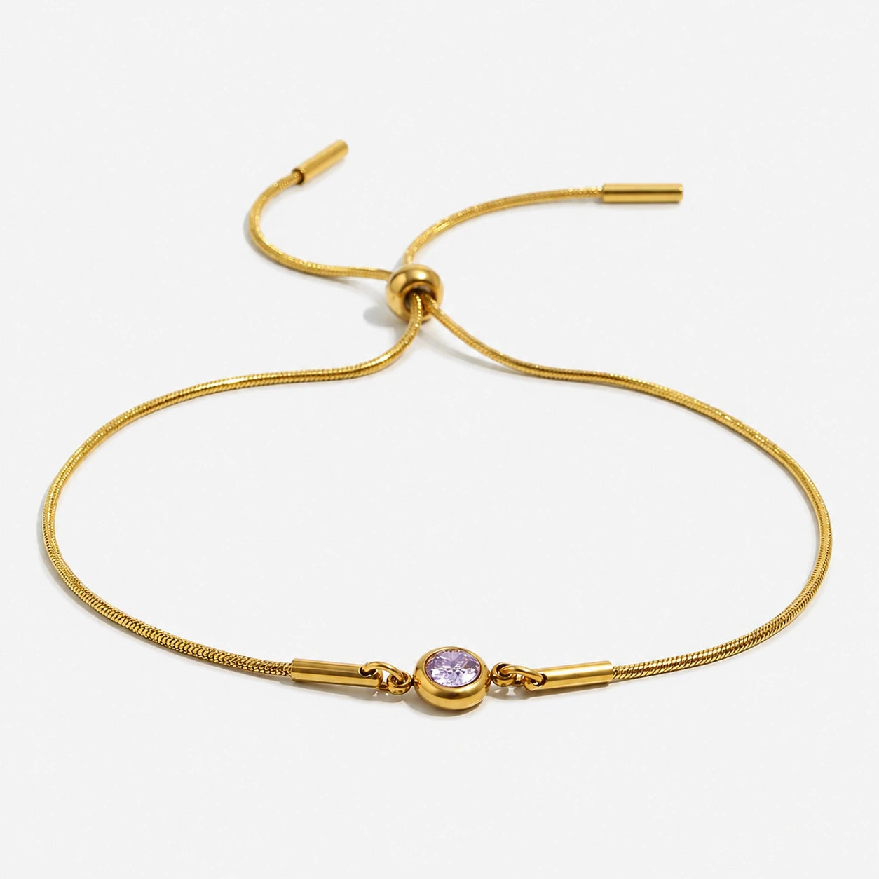 Pulseira Zircônia Fecho Ajustavél