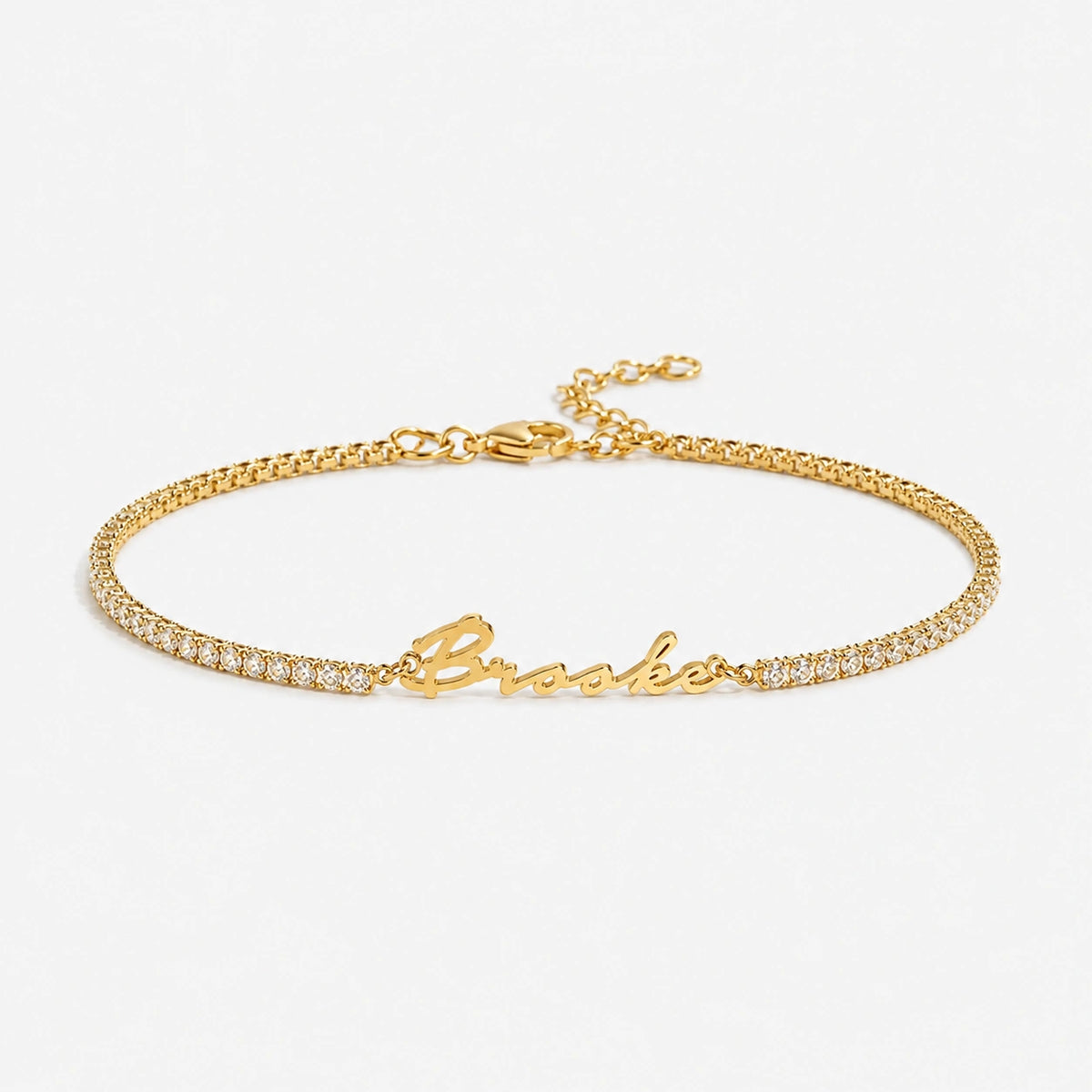 Pulseira Nome Personalizado e Zircônias