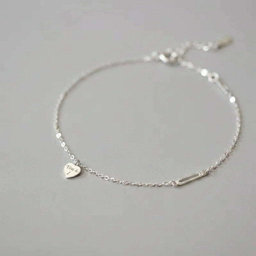 Pulseira Elo de Amor Ouro 18k Prata 925s