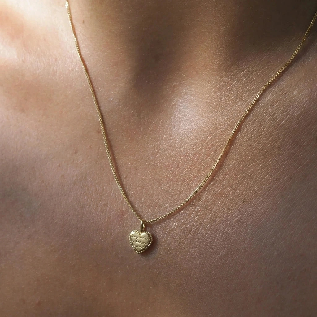 Colar Amor Vintage Prata & Ouro